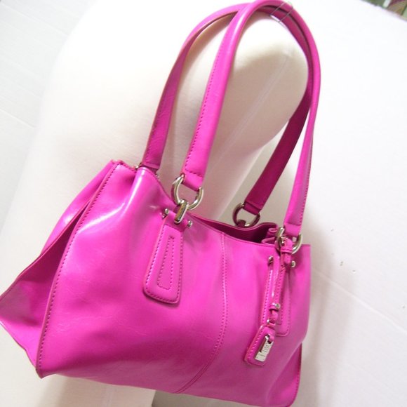 Liz Claiborne Handbags - Liz Claiborne Fashion Vegan Handbag Pretty Hot  Pink NWOT